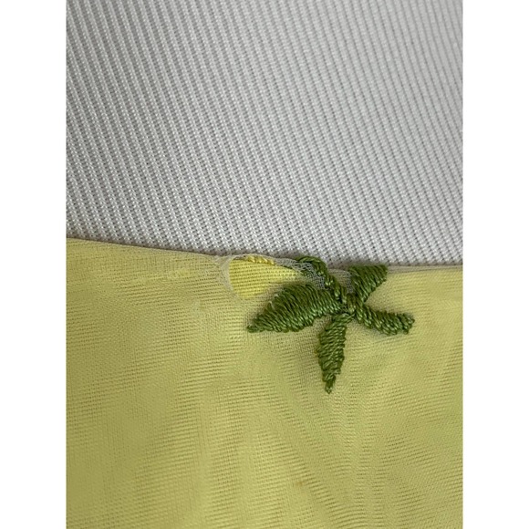 Vintage 50s 60s Bridgerton Jane Austen Regency Midcentury Maxi Yellow Dress ~XS - Picture 12 of 14